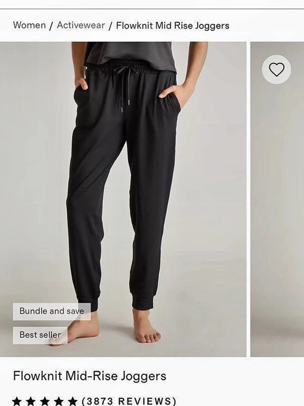 Quince Flowknit Mid-Rise Joggers Black Size XL